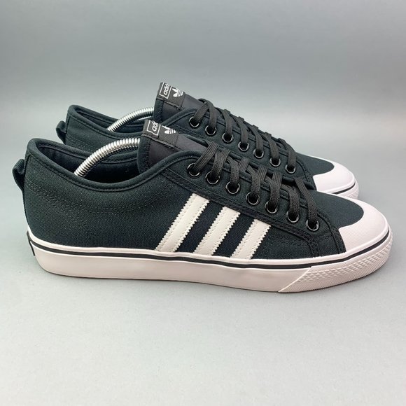 adidas Other - Adidas Nizza Men's Shoe Sneaker Trainer Retro Size 11.5 Core Black/Cloud White